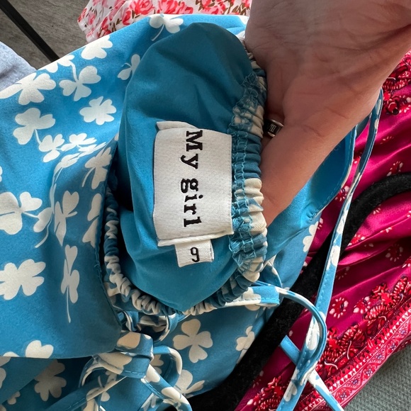 Beginning Boutique Dress with Flowers - Picture 3 of 3